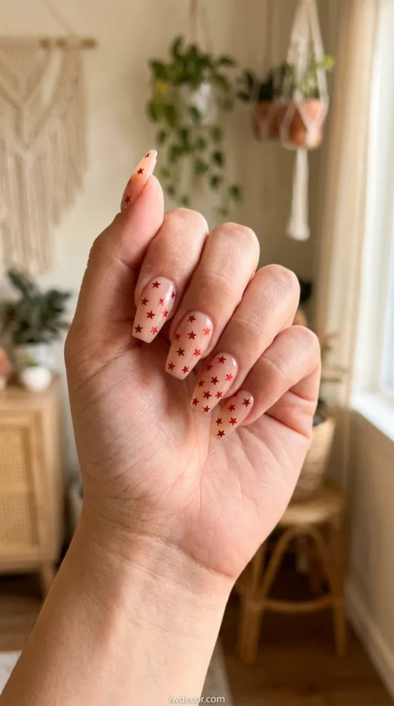 All-Over Red Stars