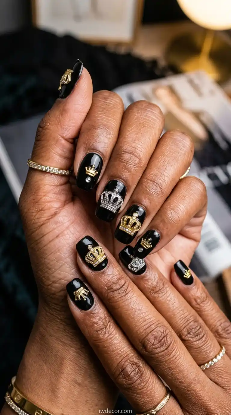 Black Crown Accents