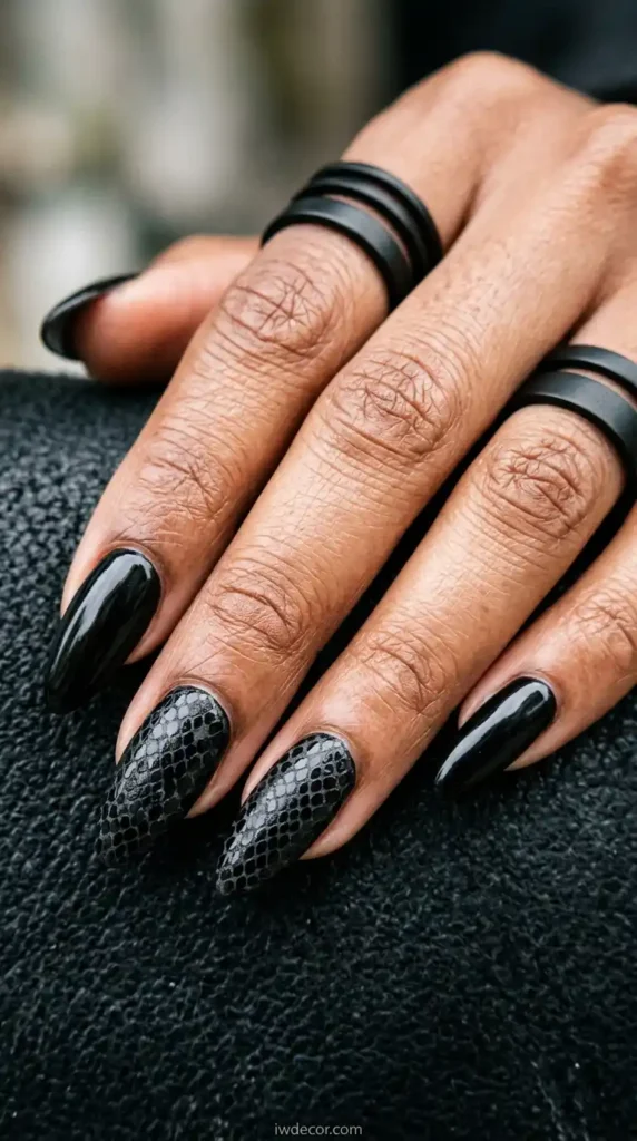 Black Snake Print