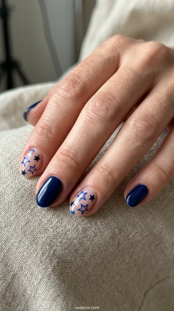 Blue Star Contrast