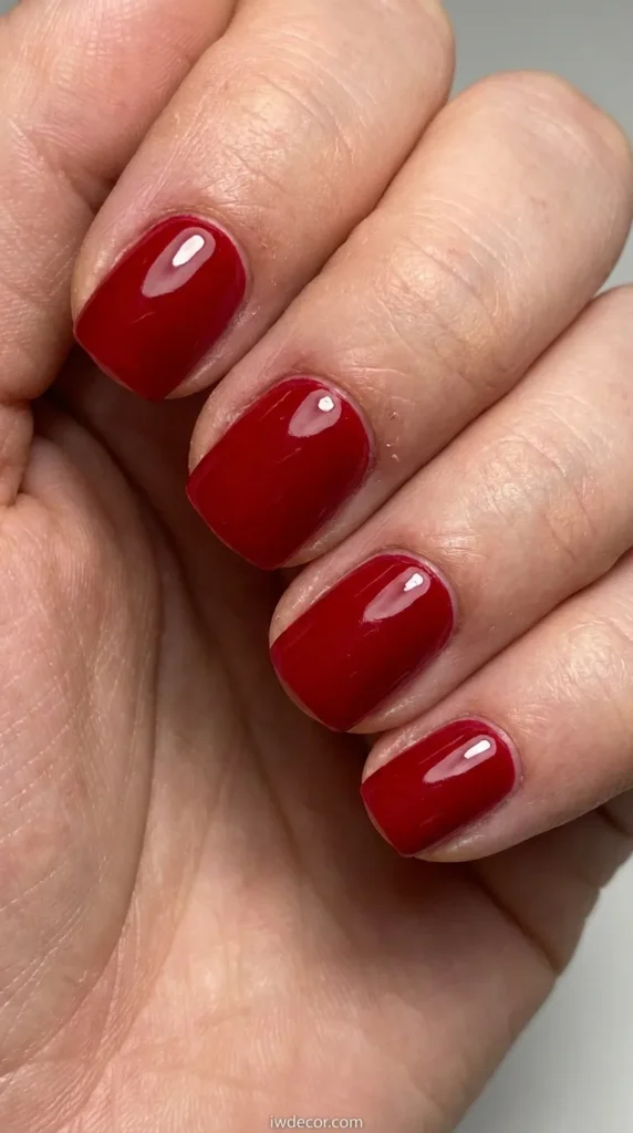 Candy Apple Red with Glossy Finish