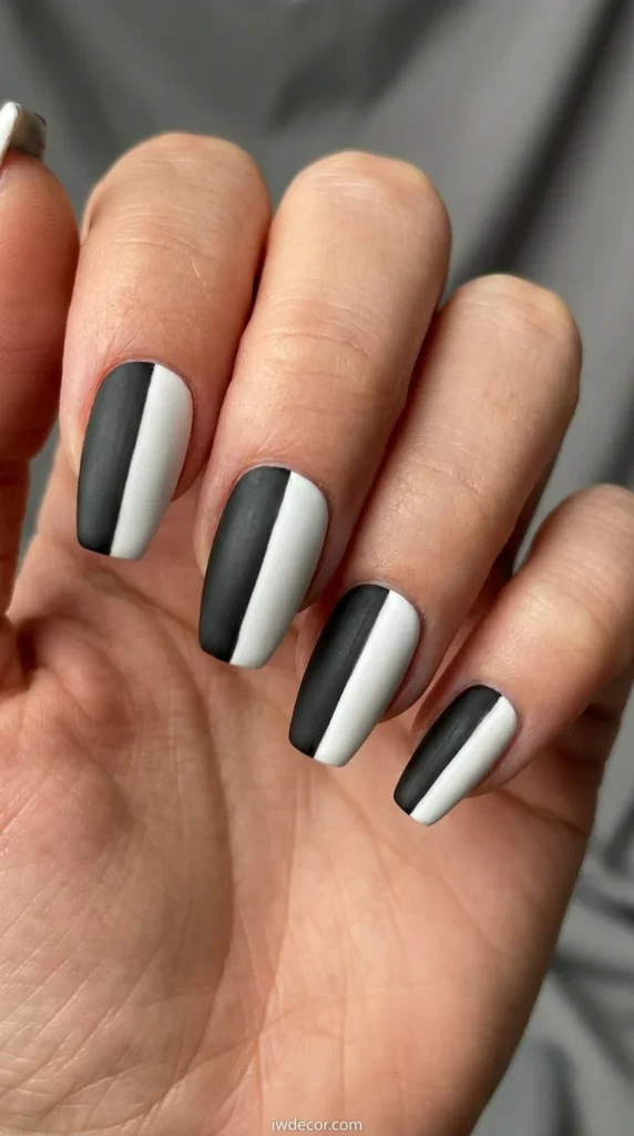 Chic Two-Tone Split Design