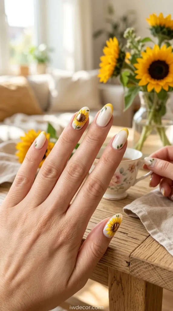 Chrome Center Sunflower