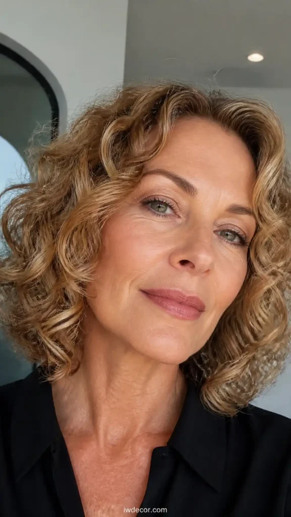 Curly Lob with Defined Ringlets