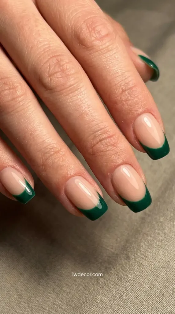 Deep Emerald Green Tips