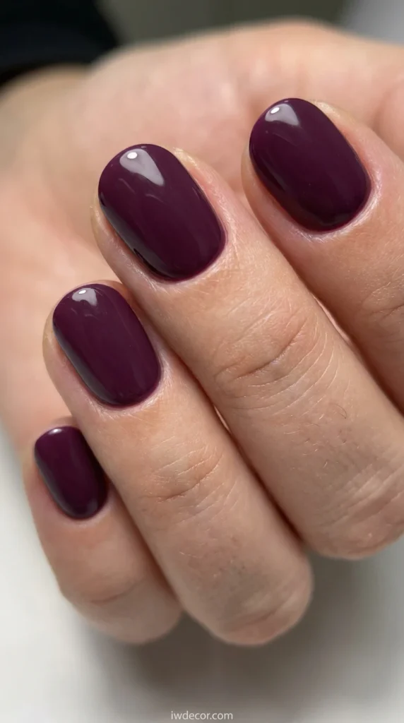 Deep Plum on Short Ovals