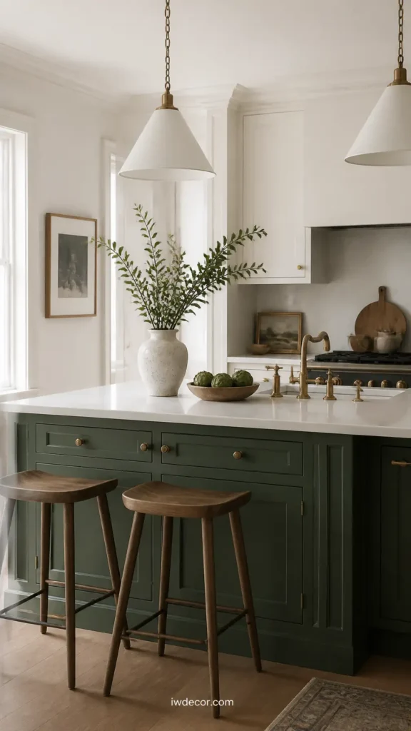 Deep forest green