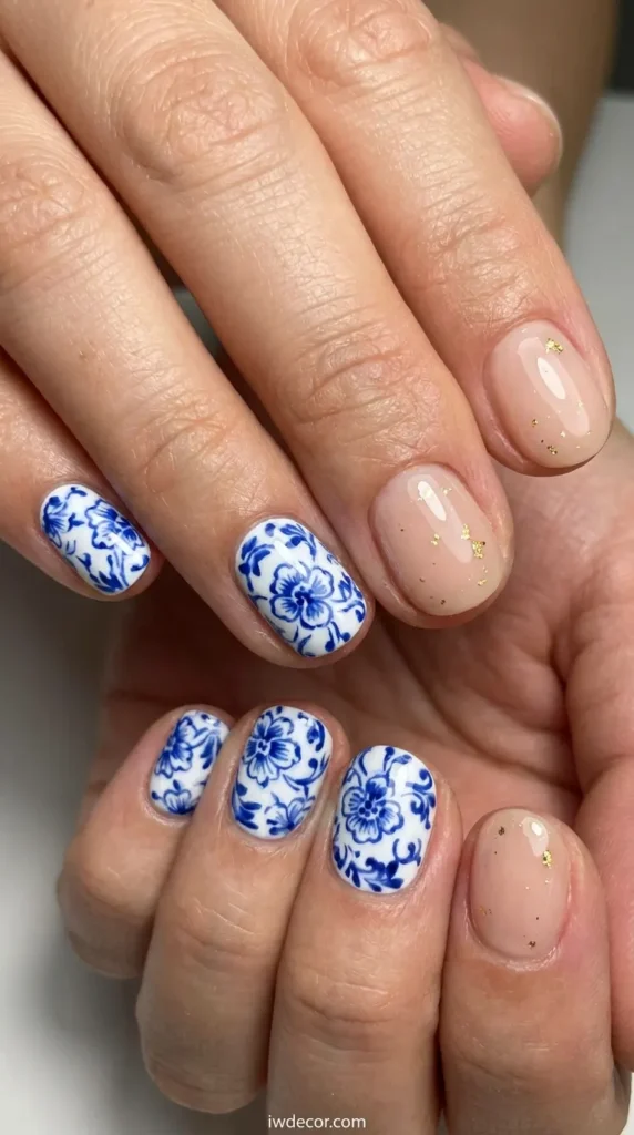 Delicate Blue & White Porcelain