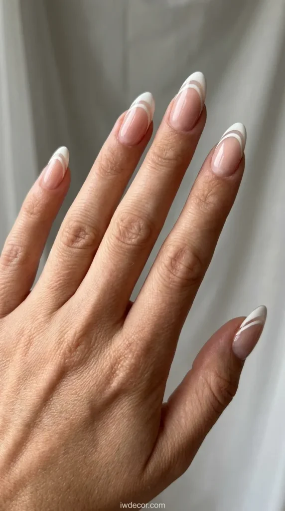 Double-Line White French