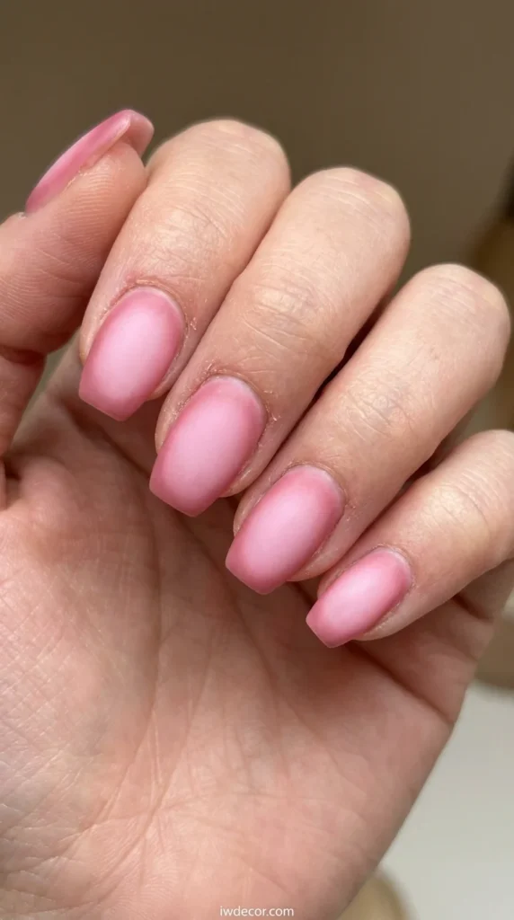 Dreamy Pink Aura Nails