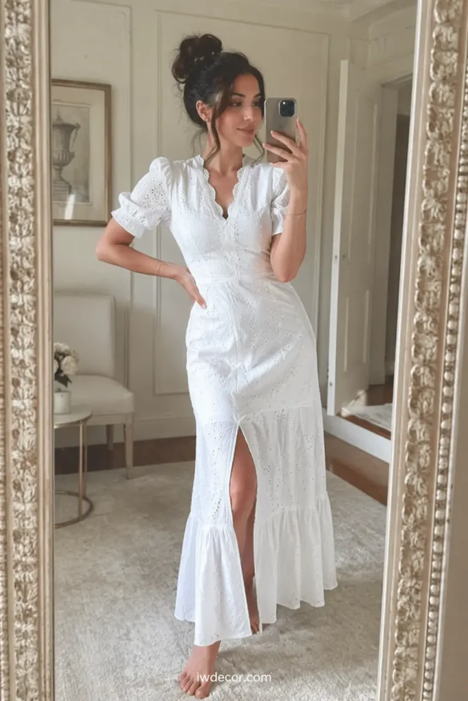 Eyelet Lace Dress