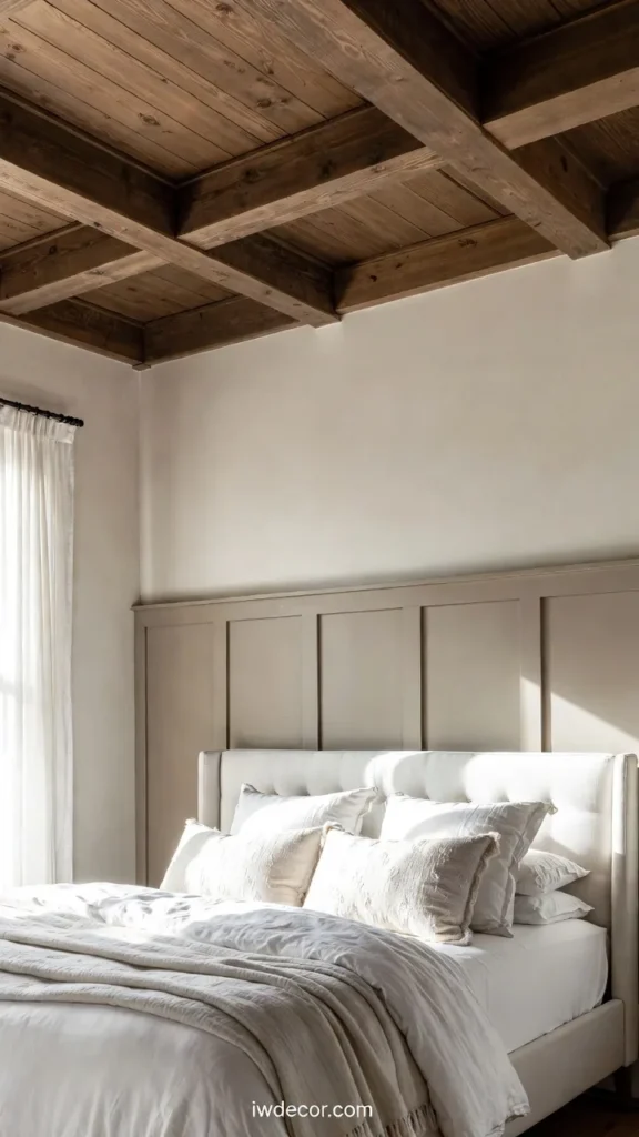 Faux Wooden Beam Illusion
