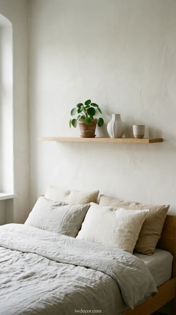 Floating Wood Shelves