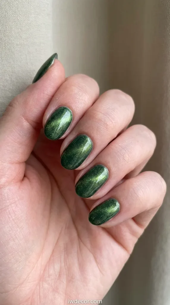 Forest Green Cat Eye