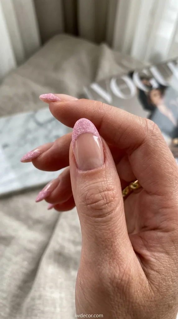 Frosted Pink Tips