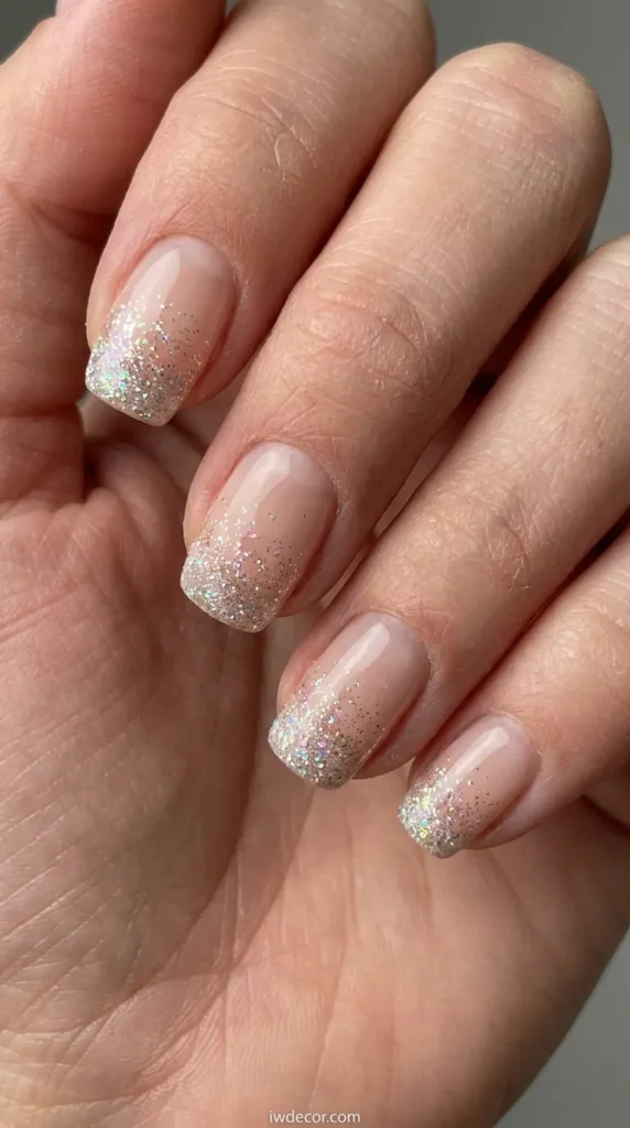 Glitter Fade French