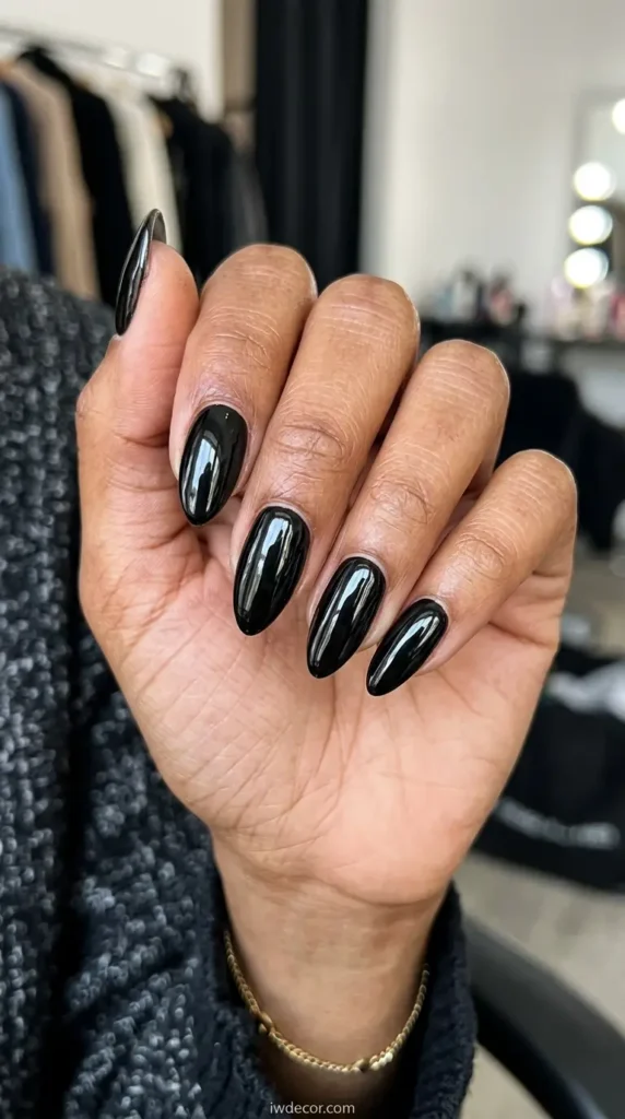 Glossy Black Almond