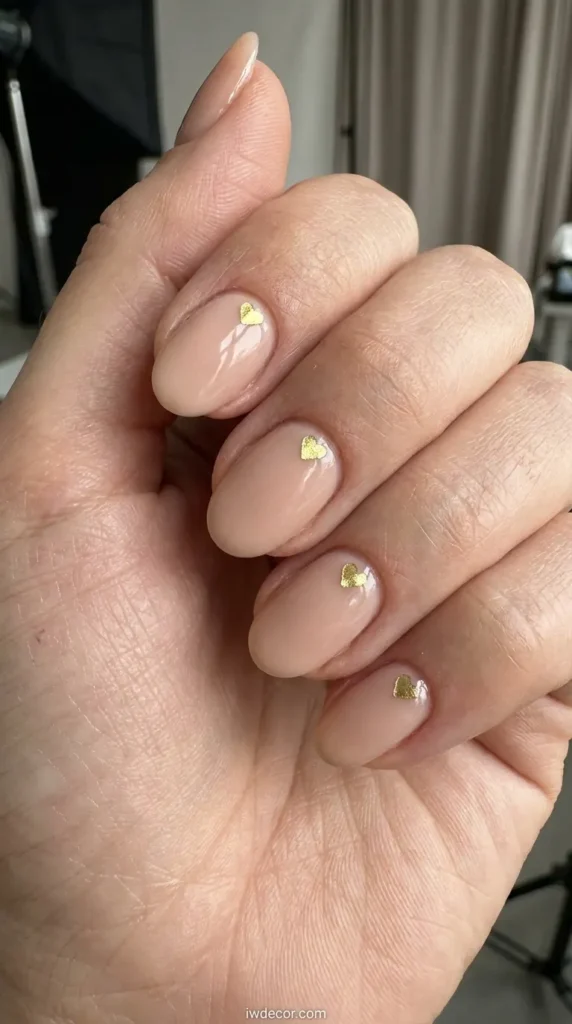 Heart-Shaped Cuticle Decals