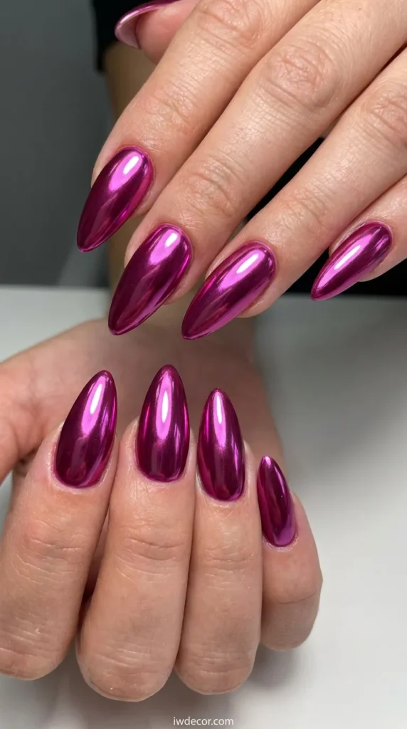 High-Shine Chrome Magenta