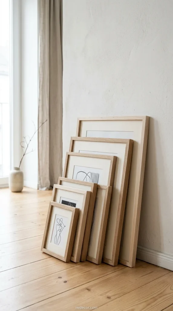 Light Oak and Birch Frames