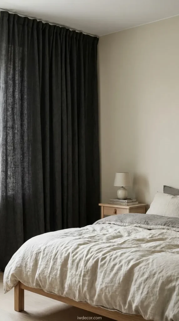 Linen Blackout Scandinavian Curtains