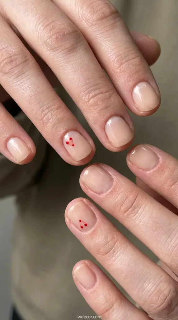 Minimalist Dot Hearts