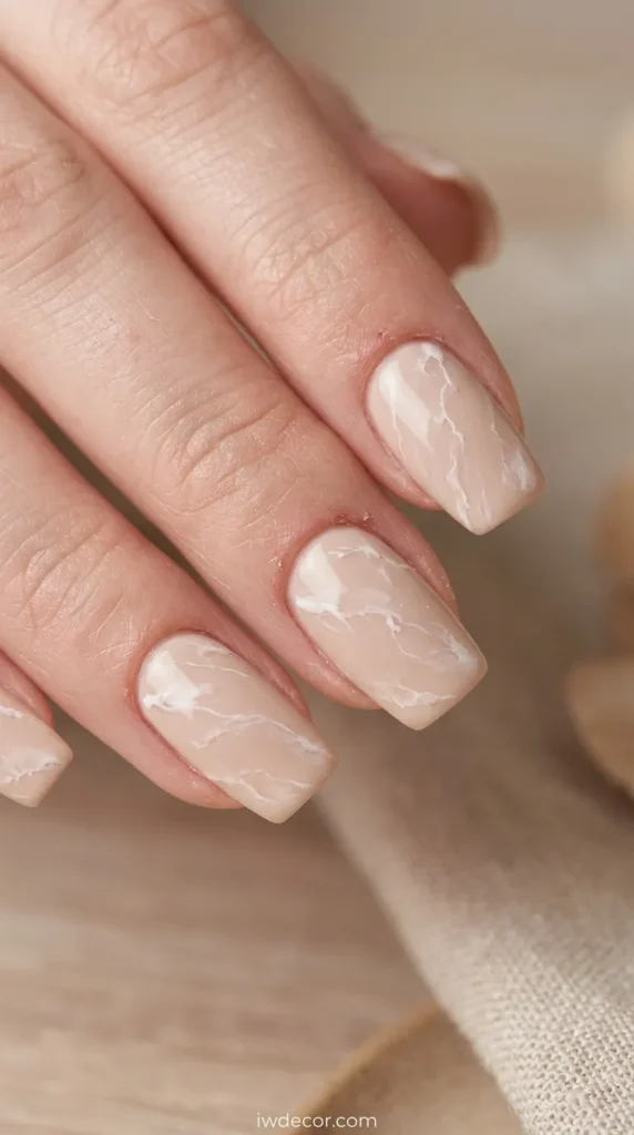 Nude Marble Effect