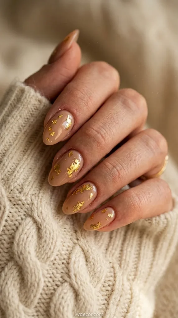 Nude with Gold Foil