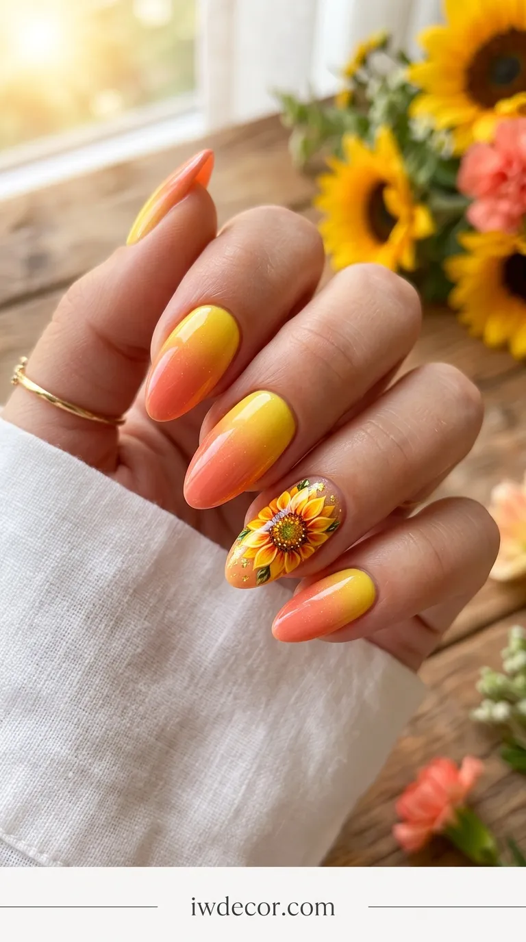 Ombre + Sunflower Combo