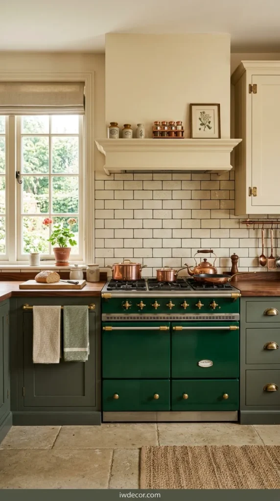 Ornate Range Cooker as the Centrepiece