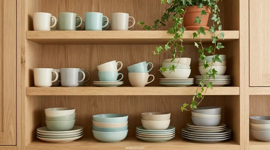 Overloaded Open Shelving