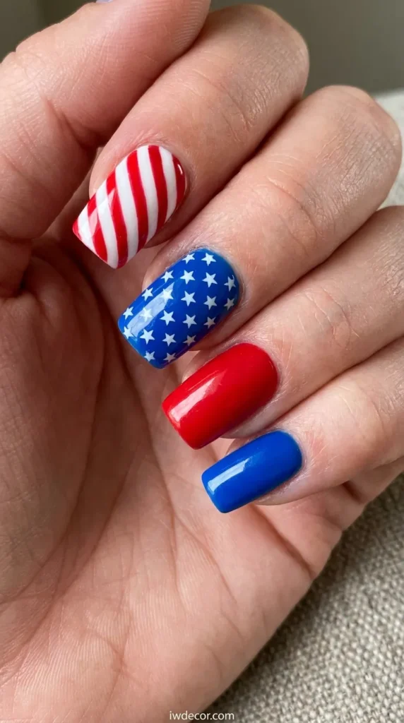 Patterned Patriotic Fusion