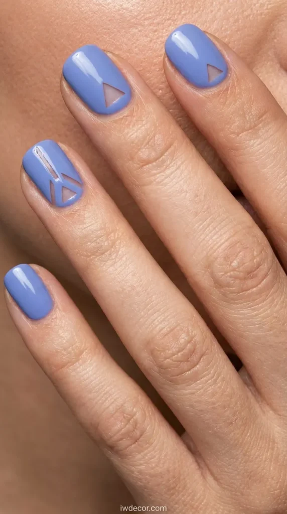 Periwinkle with Negative Space