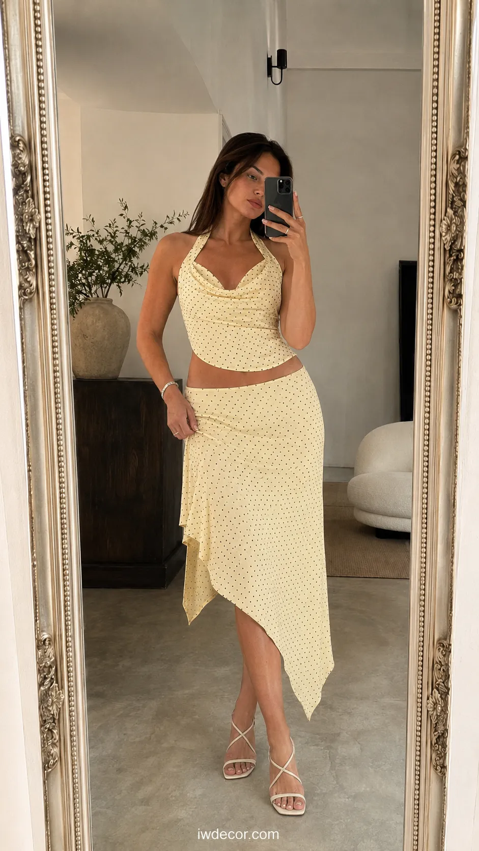 Playful Polka Dot Halter Set