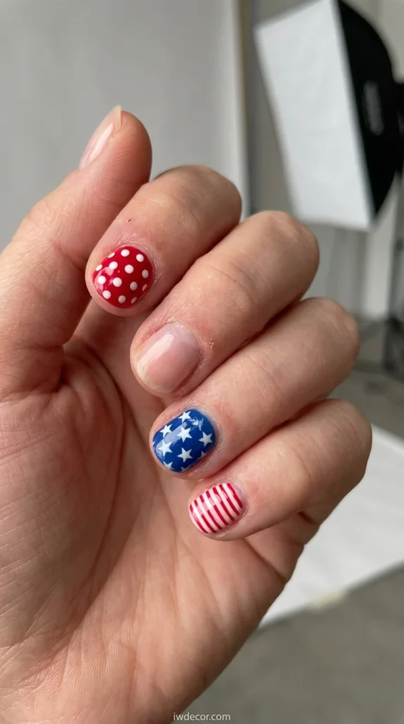 Playful Polka Dot Patriotism