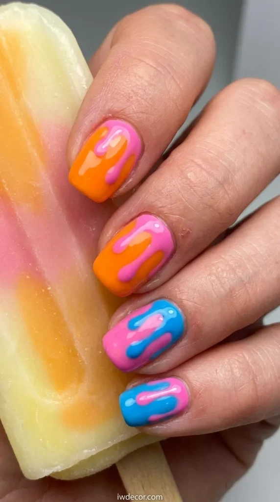 Popsicle Drip Design