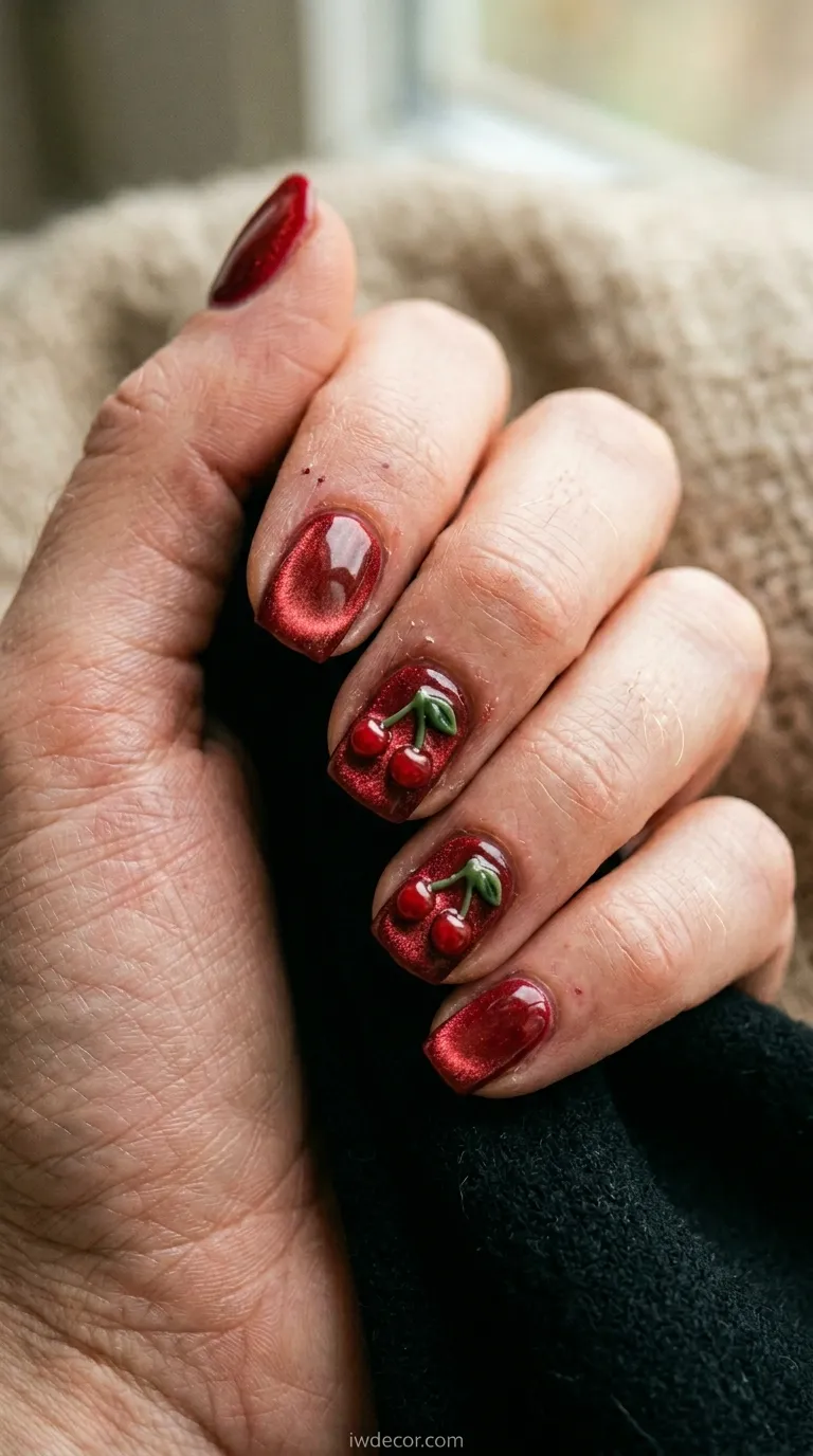 Red Velvet Mani