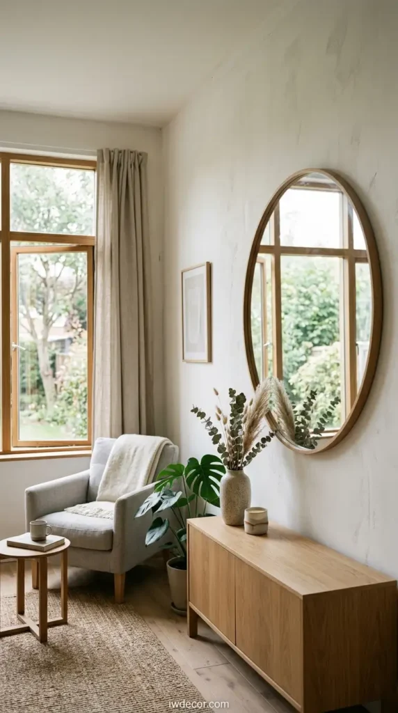 Round Mirrors With Thin Frames