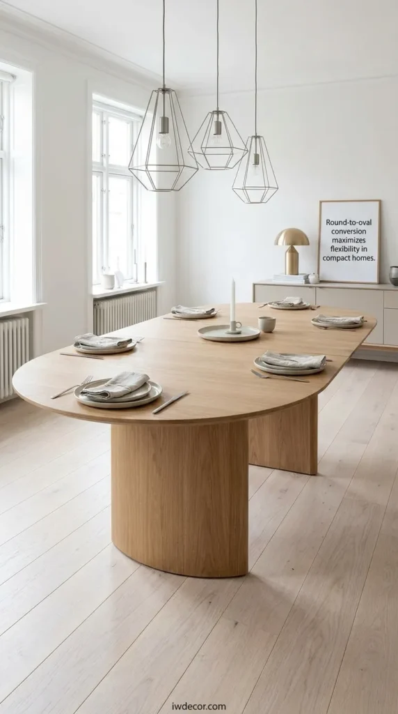 Round-to-Oval Conversion Table