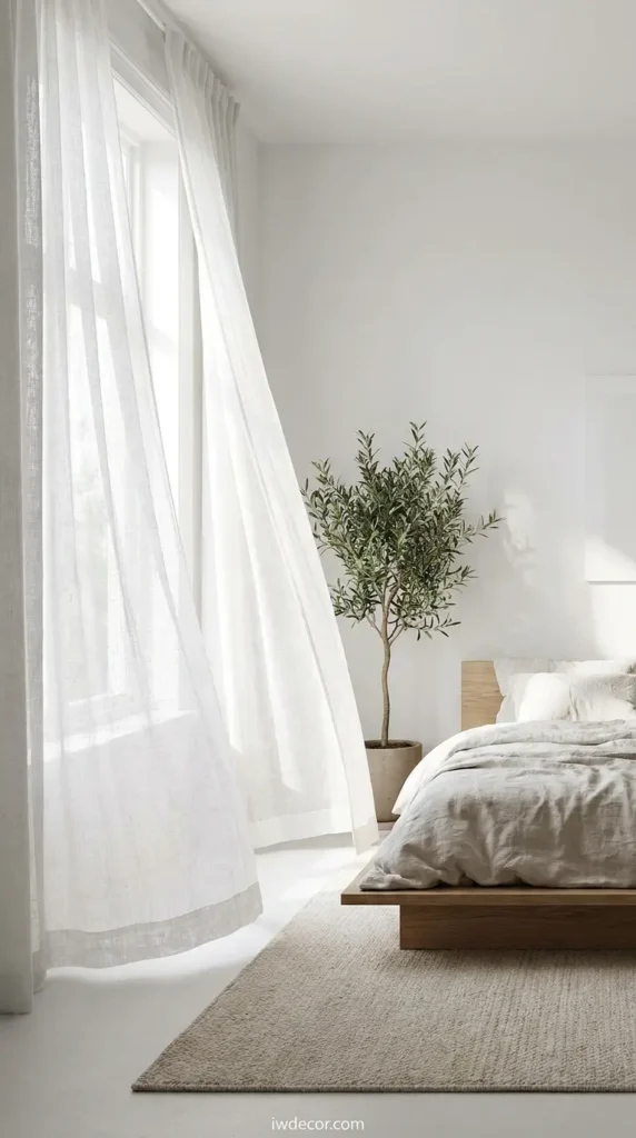 Sheer Linen Scandinavian Curtains