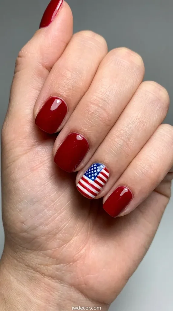 Simple Square Flag Accents
