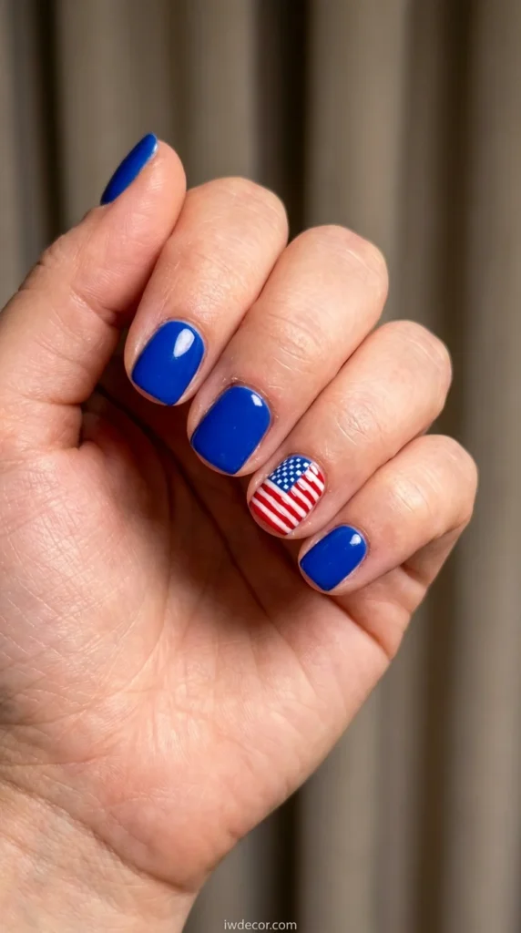 Singular Flag Accent