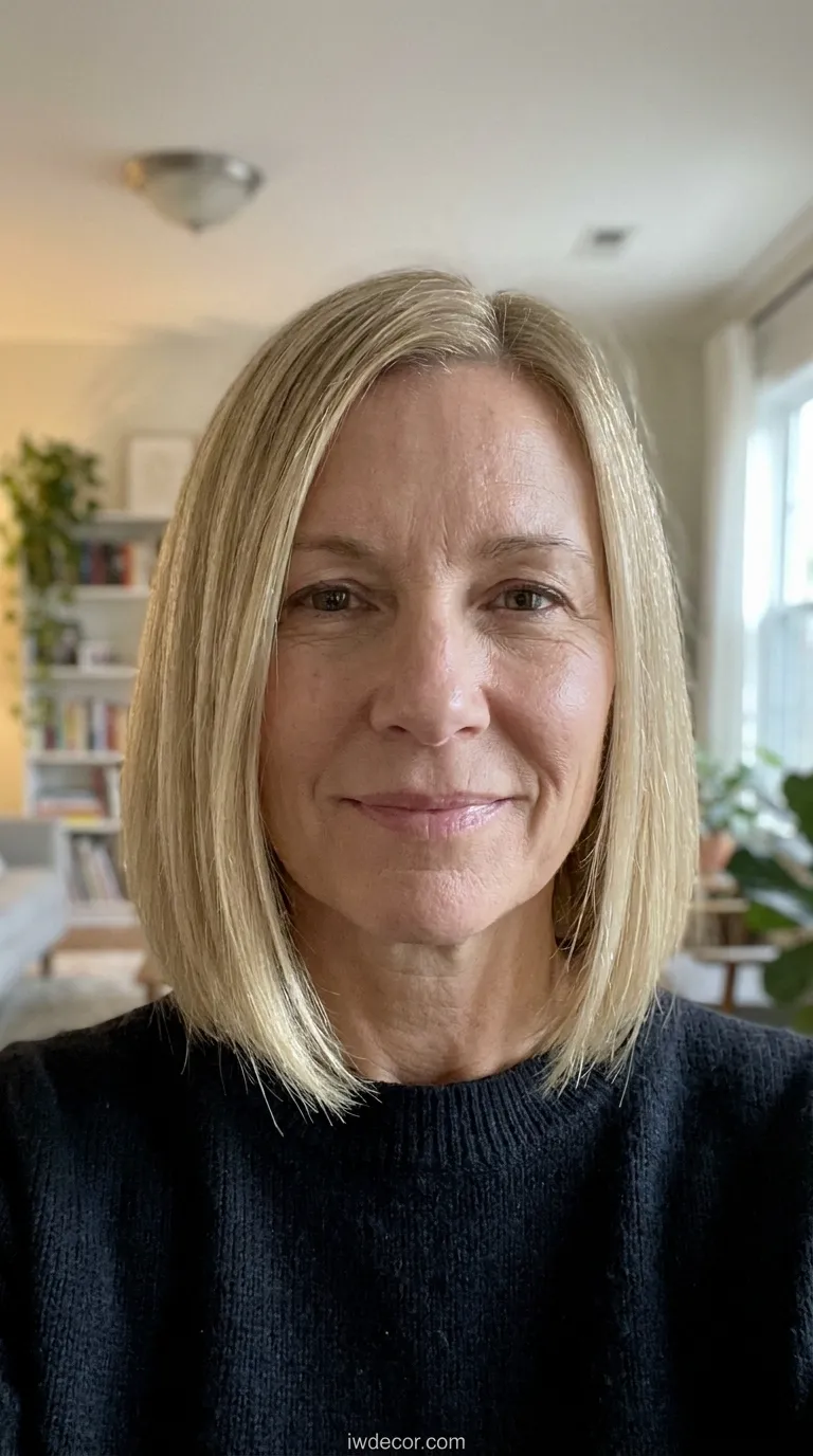 Sleek Shoulder-Length Bob