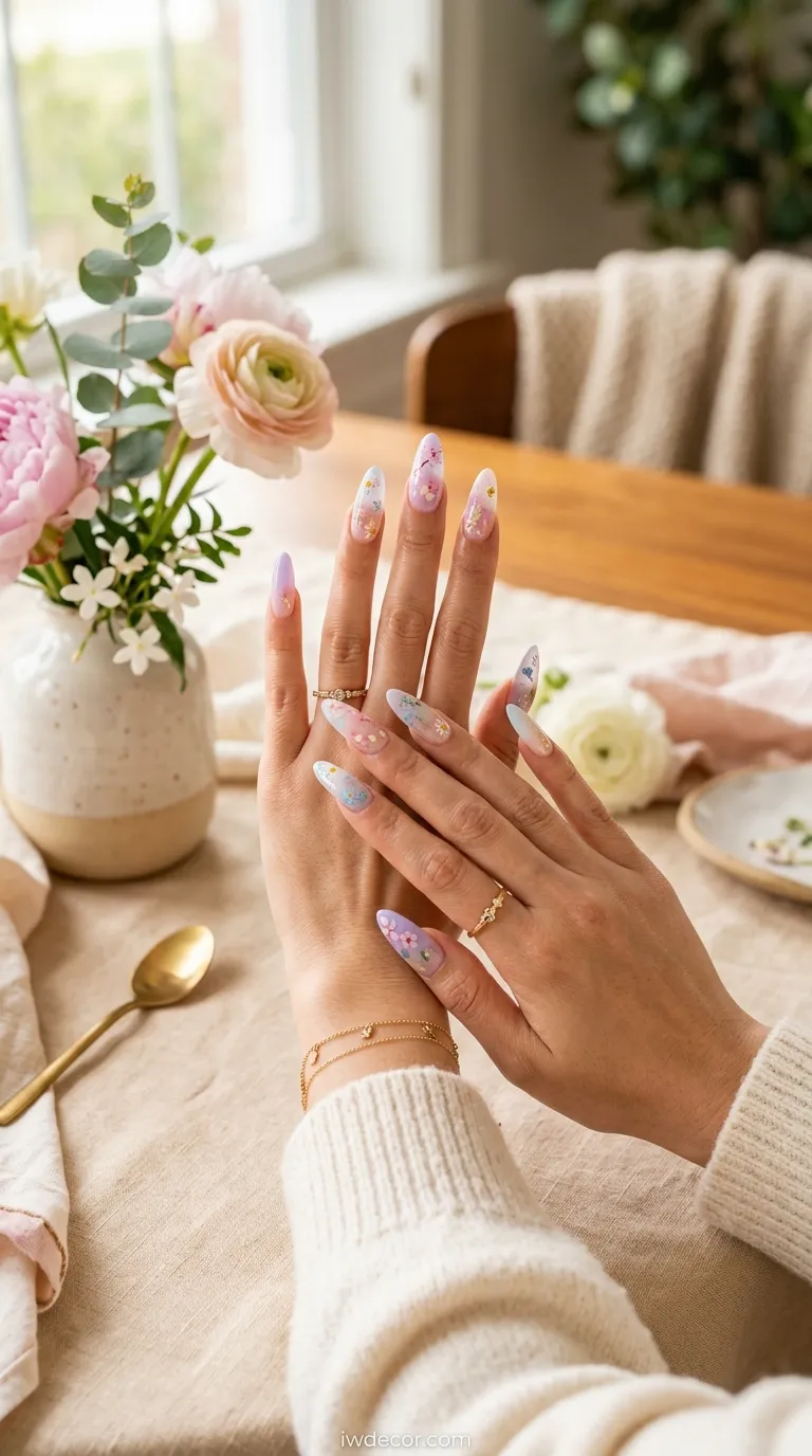 Spring Acrylic Nails