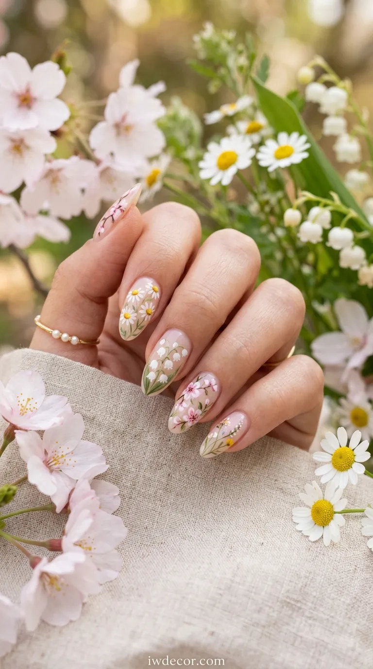 Spring Garden Nails
