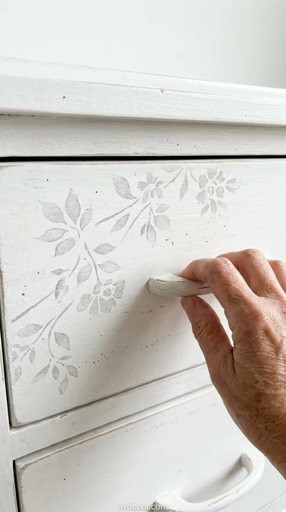 Stenciled Furniture Accents