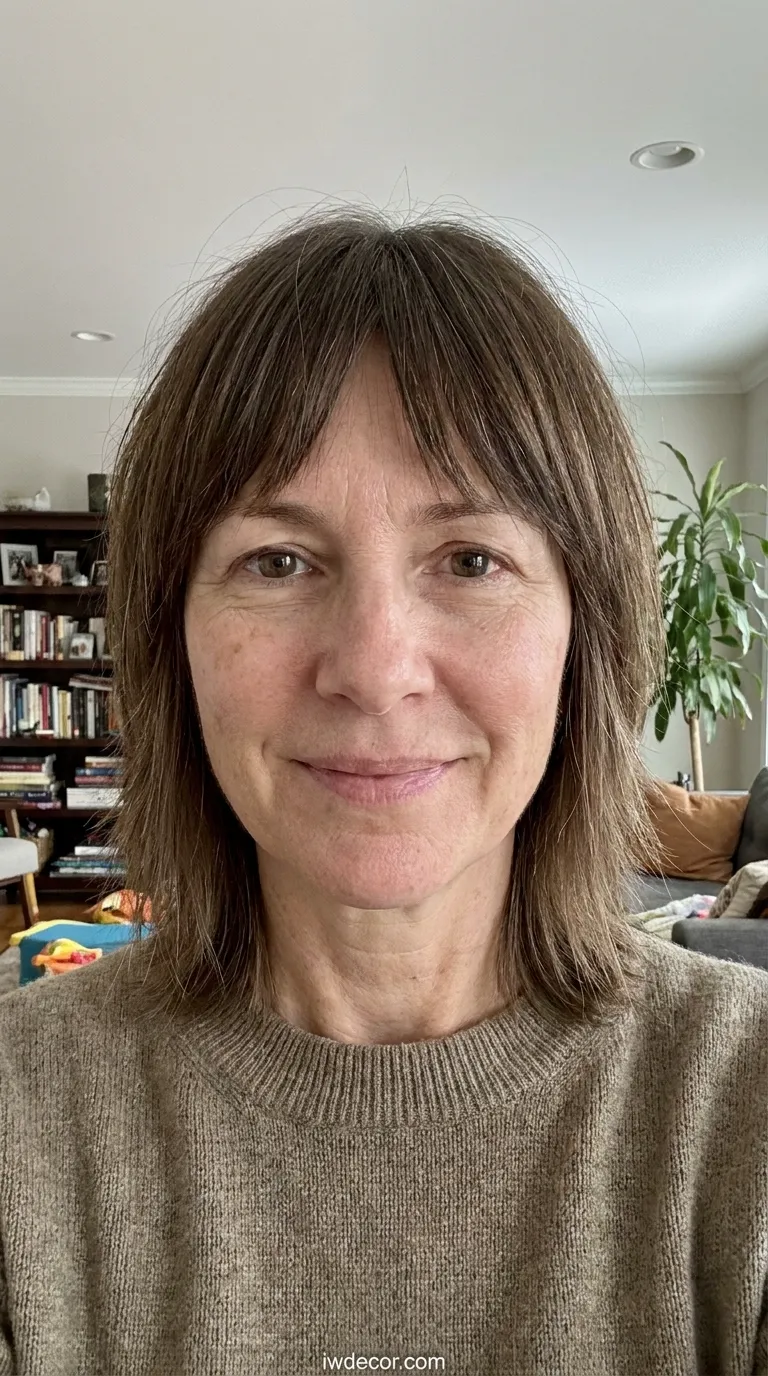 Straight Shag with Choppy Layers