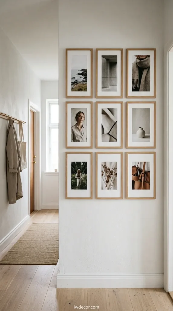 Symmetrical Grid Gallery Wall