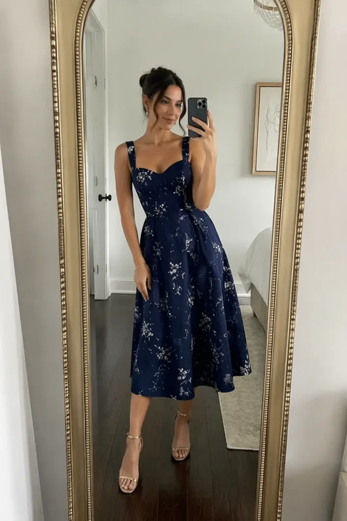 Tea-Length Dress