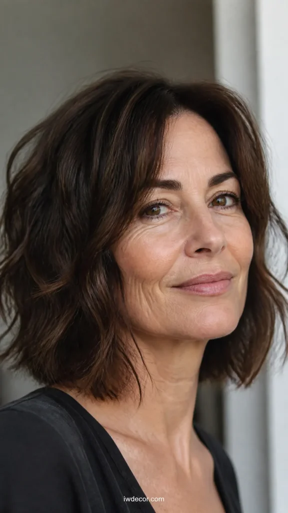 Textured Mid-Length Bob